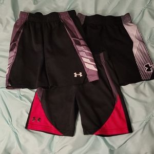 Under Armor boys shorts. (3 pairs)